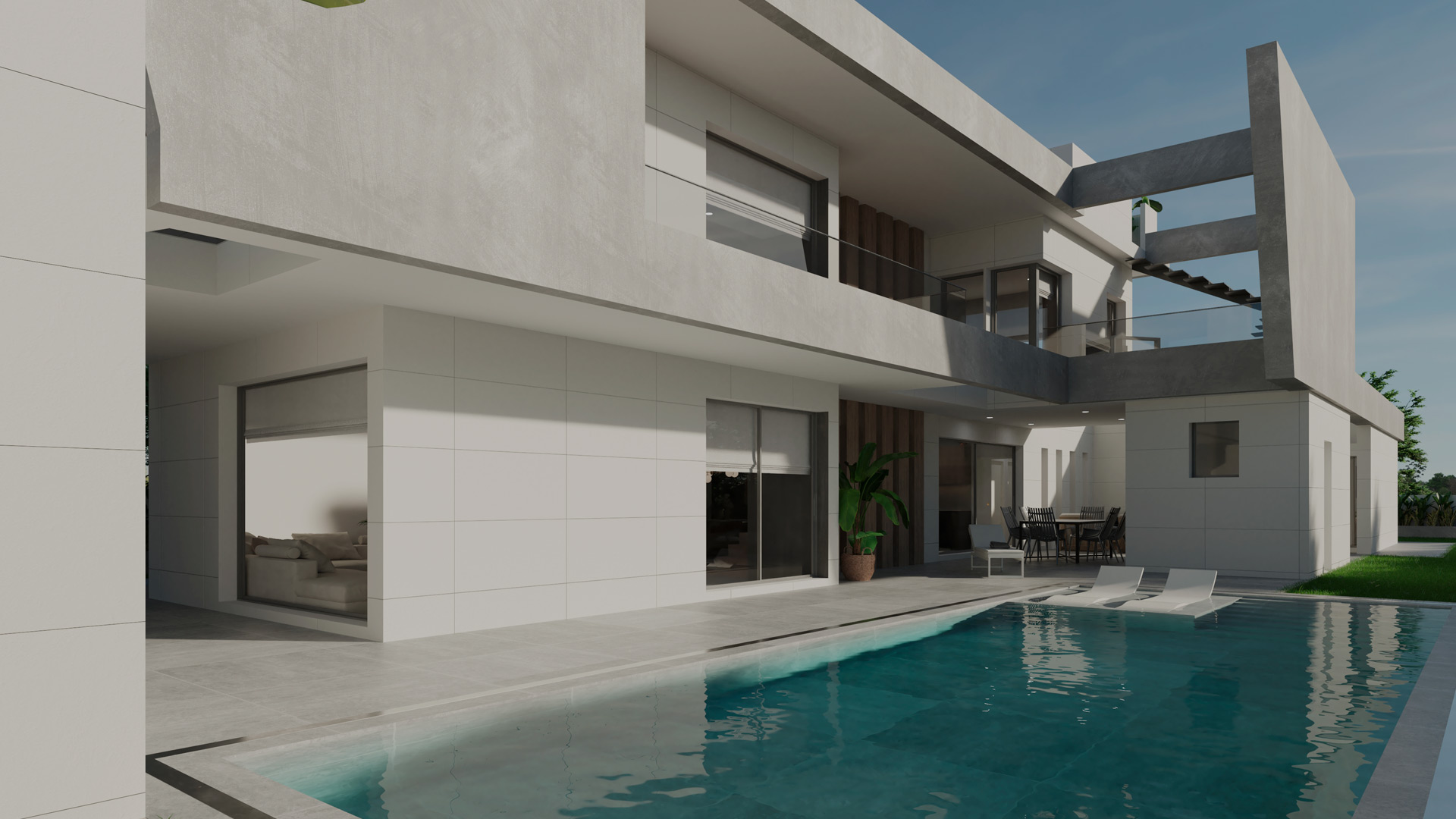 Piscina render